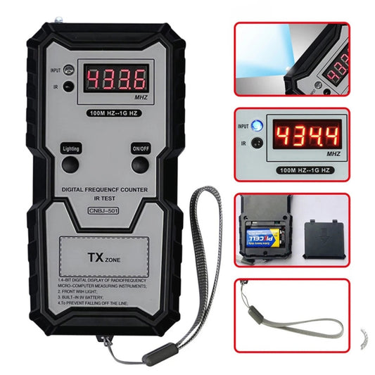 CNBJ-501 100M-1GHz Infrared Frequency Tester, CNBJ-501
