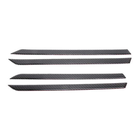 Carbon Fiber 3D Interior Door Trim Decals DIY Decorative Sticker for Honda Civic 10th Gen 2016-2019, Interior Door Trim