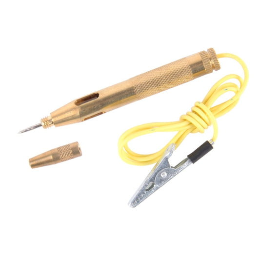 CNJB-85016 Pure Copper Circuit Tester and Electrical Voltage Detector Pen Set With Crocodile Clip 6-24V, Wire Length: 60cm, Pure Copper Circuit Tester