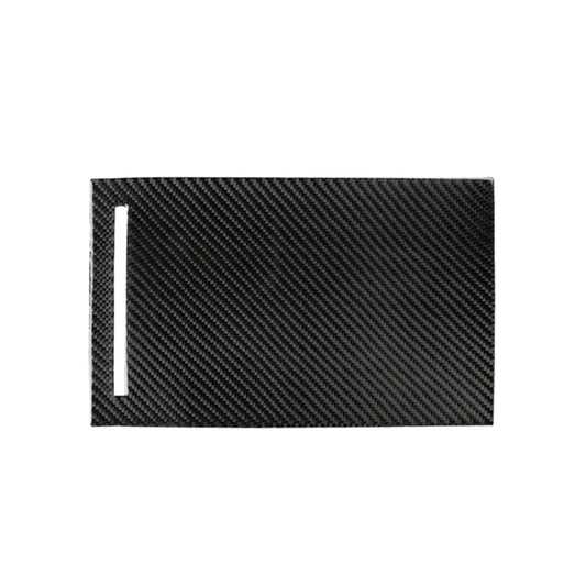Carbon Fiber Car Storage Box Panel Decorative Sticker for Tesla Model X, Storage Box Panel