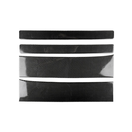 Carbon Fiber Car Door Threshold Decoration Strip Stickers for Tesla Model X, Door Threshold