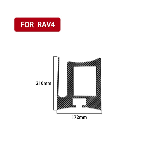 Carbon Fiber Car Handbrake Panel Decorative Sticker for Toyota Old RAV4 2006-2013,Left Drive, Handbrake Panel ,Left Drive