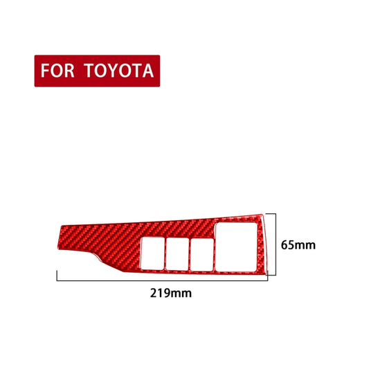 Carbon Fiber Car Headlight Switch Decorative Sticker for Toyota Corolla 2014-2018,Right Drive, Headlight Switch,Right Drive