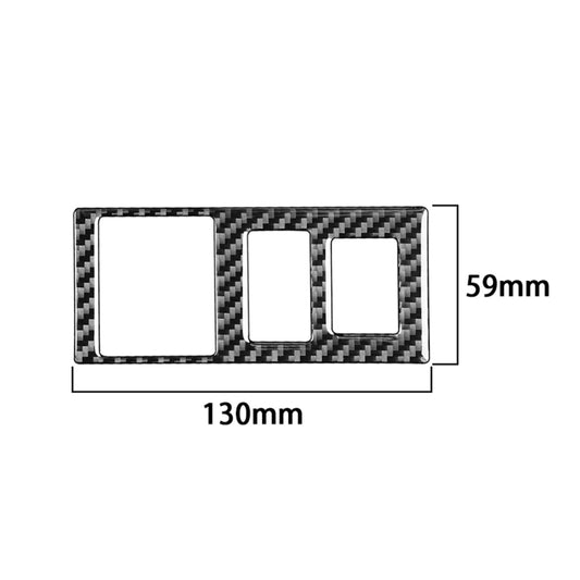 Carbon Fiber Car Headlight Height Adjustment Switch Decorative Sticker for Toyota Tundra 2014-2018, Left Right Driving Universal, Headlight Height Adjustment Switch