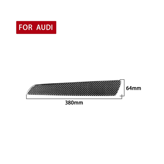Carbon Fiber Car Co-pilot Trim Decorative Sticker for Audi Q3 2013-2018,Right Drive, Co-pilot Trim ,Right Drive
