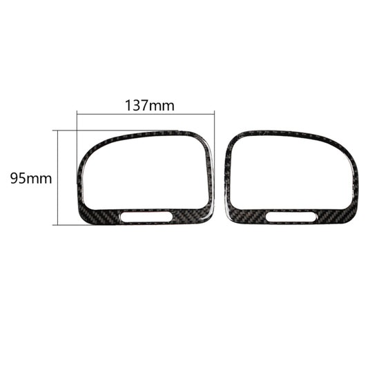 Carbon Fiber Car Left Right Air Outlet Decorative Sticker for Volkswagen Golf 6 2008-2012, Left Right Air Outlet