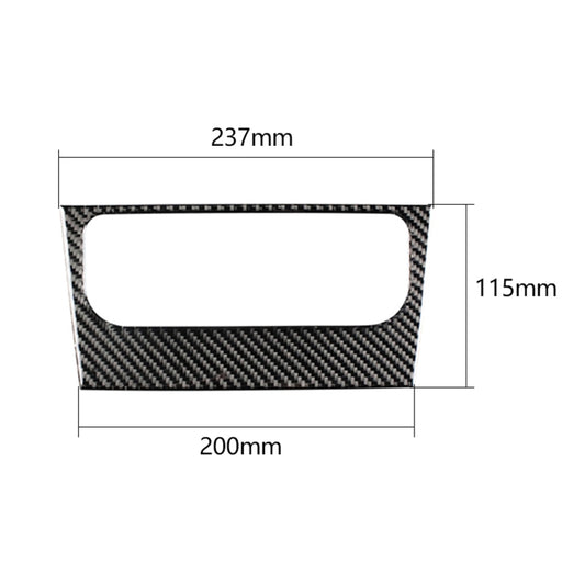 Carbon Fiber Car Air Conditioning Panel Decorative Sticker for Volkswagen Golf 6 2008-2012, Air Conditioning Panel