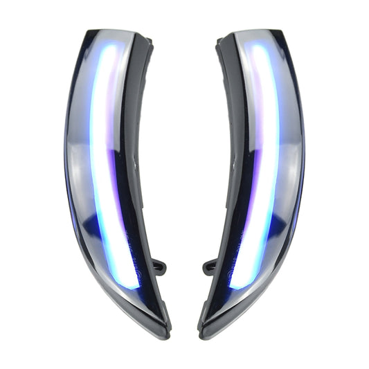 1 Pair For Ford Fiesta 2008-2017 Car Dynamic LED Turn Signal Light Rearview Mirror Flasher Water Blinker, For Ford Fiesta 2008-2017 (Blue)