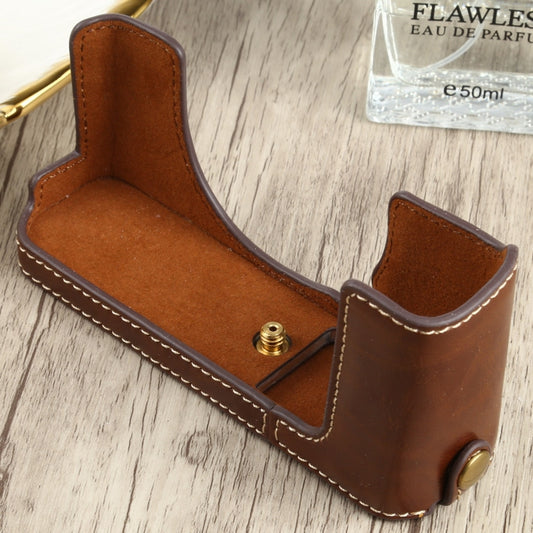 1/4 inch Thread PU Leather Camera Half Case Base for FUJIFILM XE4, For FUJIFILM XE4