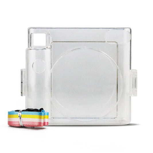 Clear Crystal Camera Bag with Shoulder Strap for Fujifilm Instax Square SQ1, For Fujifilm Instax Square SQ1