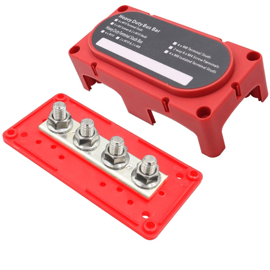 CP-3090 1 Pair 300A 48V 4-way M10 Terminal Busbar, CP-3090