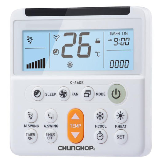 CHUNGHOP K-660E Universal Air Conditioner Remote Control, K-660E