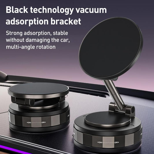 CC-T30-2F Vacuum Adsorption Alloy Magnetic Car Phone Holder
