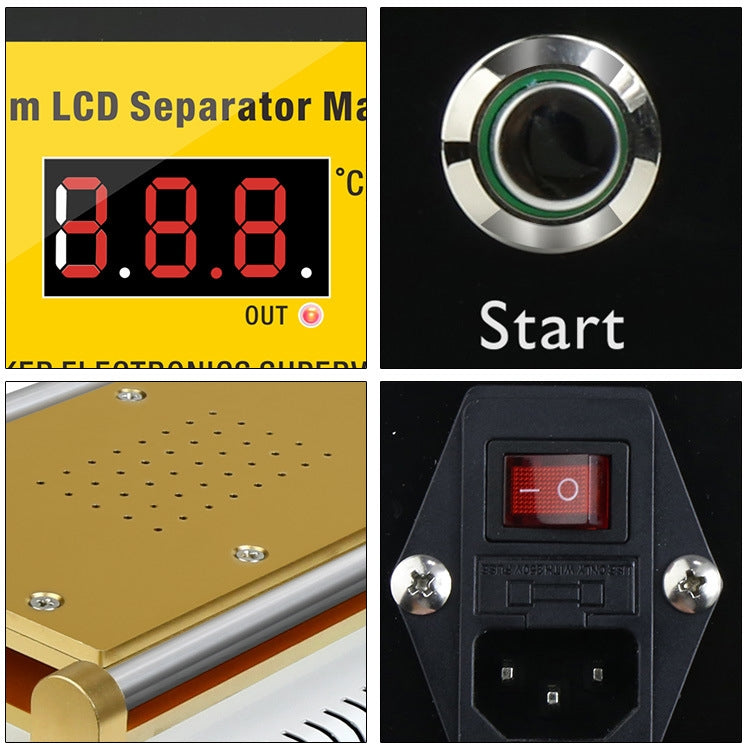 BAKU BK-948D 500W Vacuum Anti-static LCD Touch Panel Separator Machine, AC 220V EU Plug, BK-948D 500W 220V EU Plug