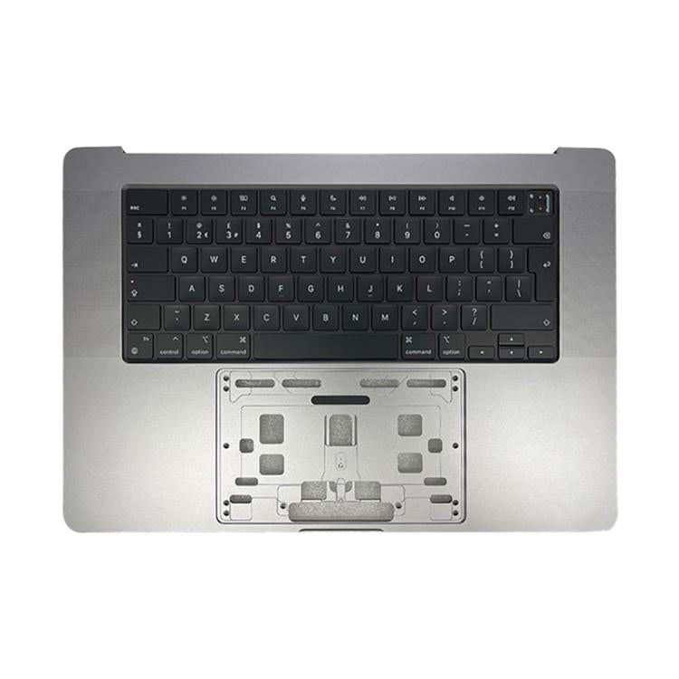 For MacBook Pro 16 inch 2023 A2780 Big Backspace Version UK Keyboard with C Shell, A2780 2023 (Grey)
