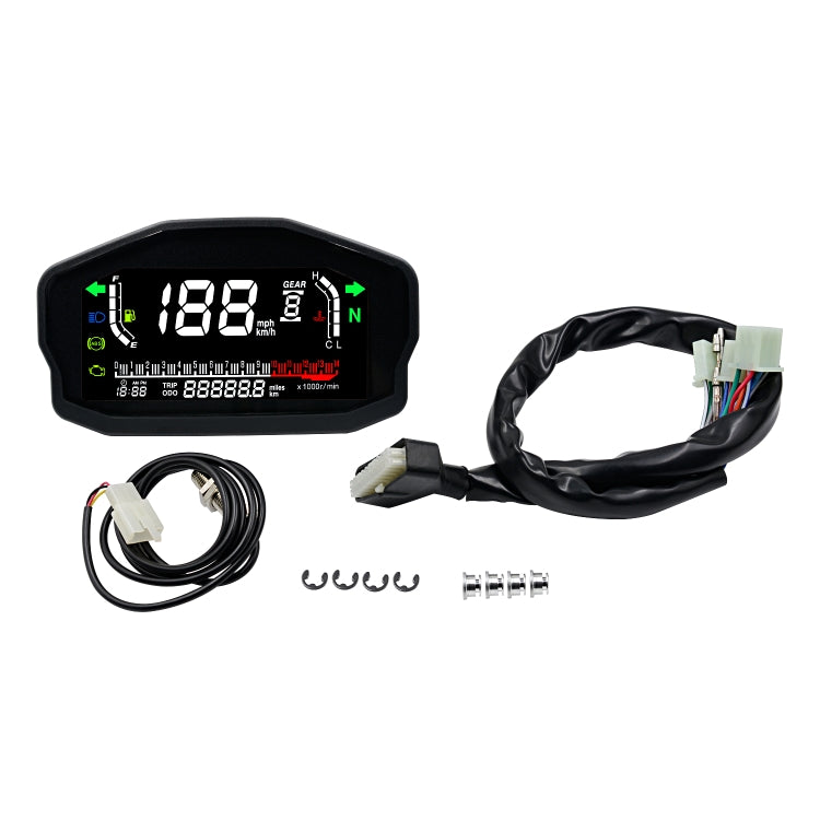 CS-1089A1 Motorcycle Modified Multi-function LCD Color Screen Odometer Tachometer, CS-1089A1
