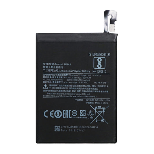 BN48 3900mAh for Xiaomi Redmi Note 6 Pro Li-Polymer Battery, For Xiaomi Redmi Note 6 Pro