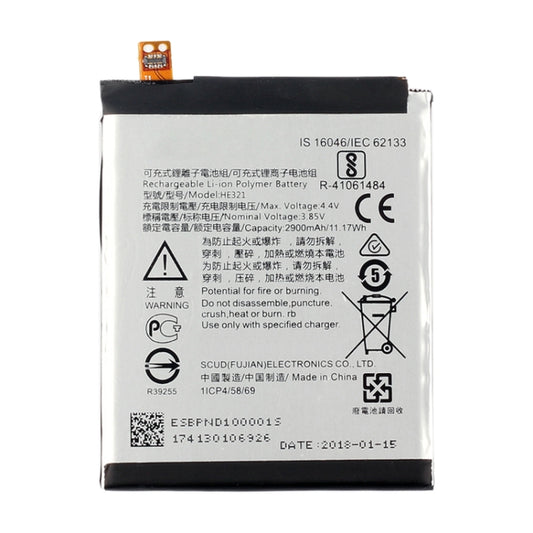 HE321 for Nokia 5 TA-1053 Li-ion Polymer Battery , For Nokia 5