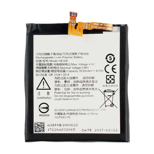 HE328 for Nokia 8 Li-ion Polymer Battery, For Nokia 8