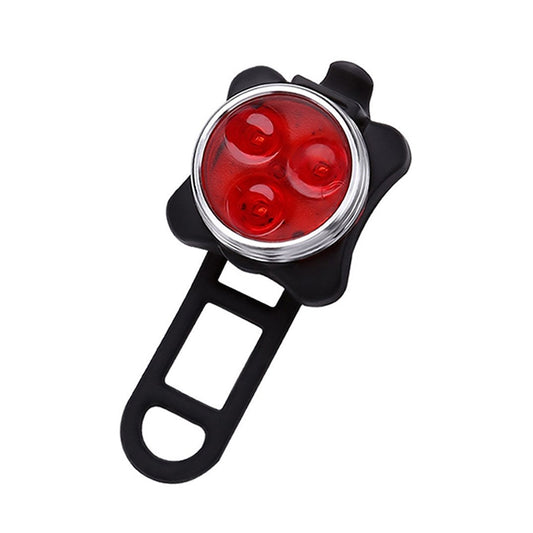 COB Lamp Bead 160LM USB Charging Four-speed Waterproof Bicycle Headlight / Taillight Set, Red Light 650MA, Red Light