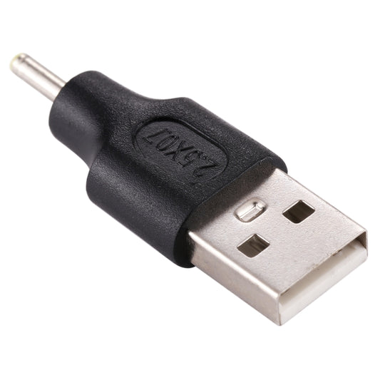 10 PCS 2.5 x 0.7mm Male to USB 2.0 Male DC Power Plug Connector, 2.5 x 0.7mm
