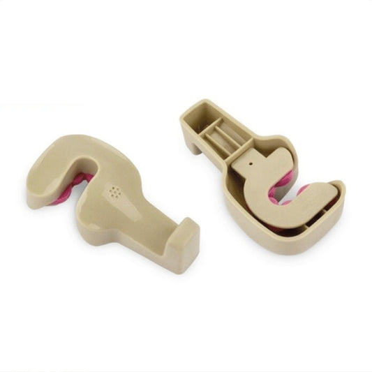 1 Pair Hidden Type Car Hook, Hidden Type Car Hook(Khaki), Hidden Type Car Hook(Black)