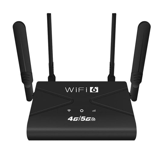 CPF907-L American Version 4 Antennas Single WAN Port WiFi6 Home Use Router 4G LTE WiFi Router, US Plug, EU Plug