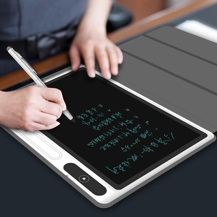 10.1 Inch LCD Handwriting Board Light Energy Electronic Drawing Board Hand-Painted Board Smart Small Blackboard Writing Board, Black With Leather Case), Rose Red With Leather Case
