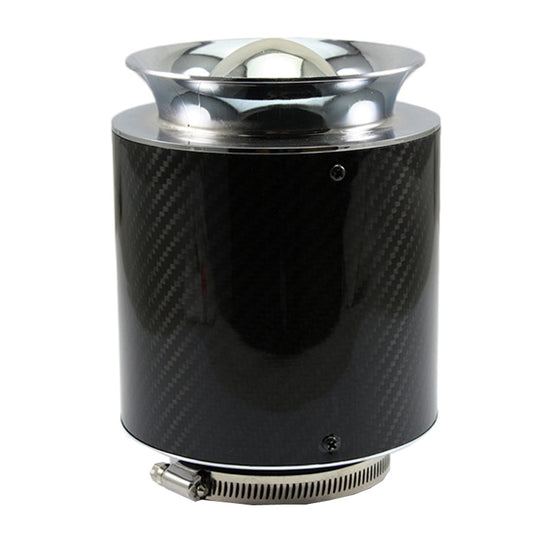 013 Car Universal Modified High Flow Carbon Fiber Mushroom Head Style Air Filter, Specification:, Medium 76mm Inner Diameter, Large 76mm Inner Diameter