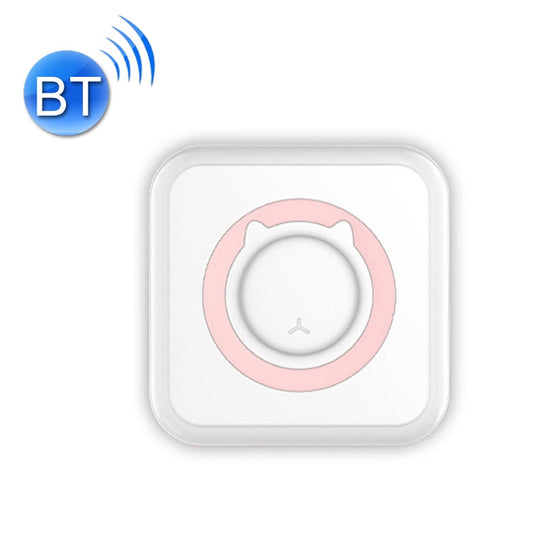Convenient Pocket Mini Printer Student Wrong Question Thermal Bluetooth Mobile Phone Photo Data Note Printer, Blue, Pink