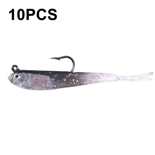 10 PCS HENGJIA 7cm 5g Fork Tail Pack Fish Sea Fishing Tools Luya Bait, 7cm 5g 2, 7cm 5g 3, 7cm 5g 4, 7cm 5g 5, 7cm 5g 1
