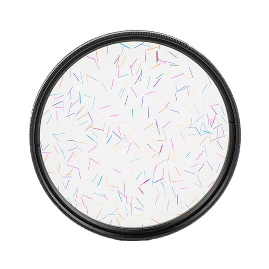 Colorful Starlight Brushed Radiant Camera Lens Filter, 58mm, 67mm, 77mm, 82mm