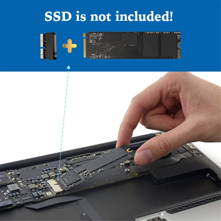 M.2 PCIE NVME SSD Adapter For MacBook Air Pro Retina Mid 2013-2017, M.2 PCIE NVME SSD Green, M.2 PCIE NVME SSD Black
