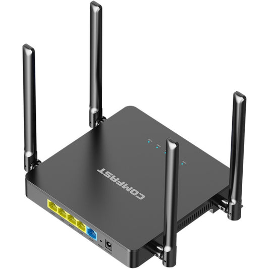 COMFAST CF-N5 V2 1200Mbps WiFi6 Dual Band Wireless Router With Gigabit Ethernet Port, 4x5dBi Antenna, CF-N5 V2 US Plug, CF-N5 V2 EU Plug
