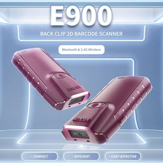 Cell Phone Back Clip Portable 1/2 Code Wireless Bluetooth Scanner, E900, E950