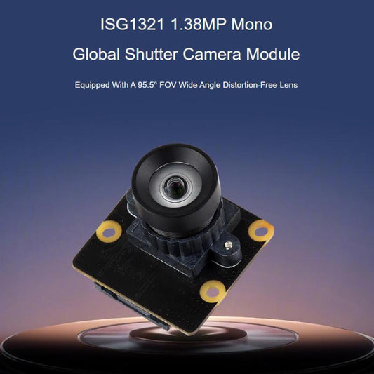 1.38 MP B/W Global Shutter Camera Module 95.5 Degree Wide Angle Support 1280×1080 120fps, 32175