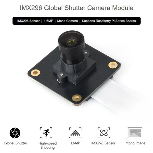1.6MP M12 Mono Global Shutter Camera Module, 32427