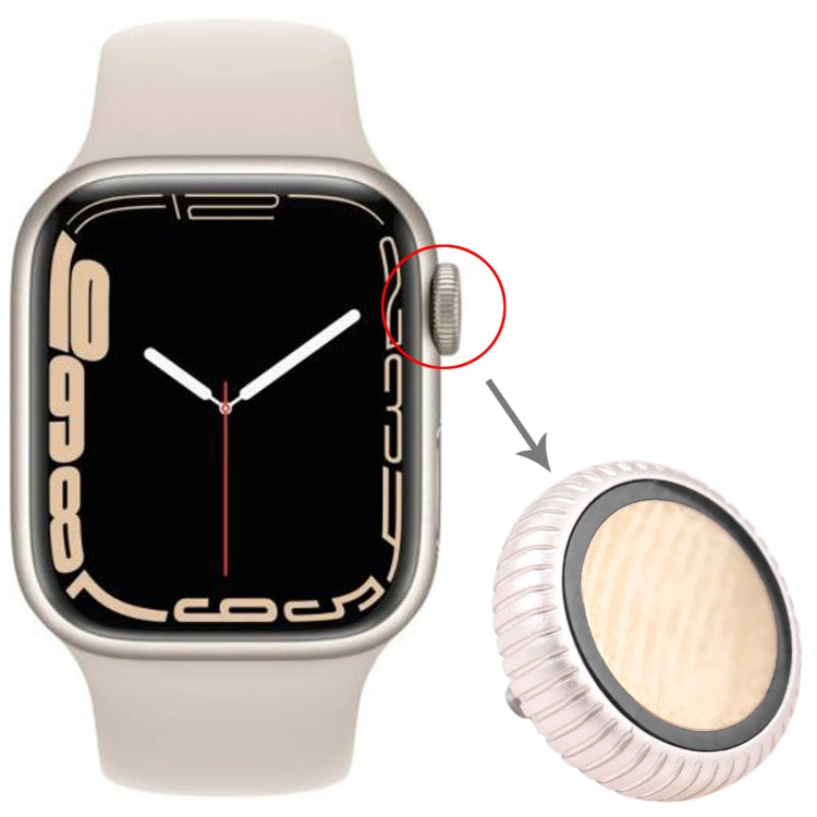 Watch Crown Nut Replacement For Apple Watch Series 7 (GPS), For Apple Watch Series 7 (GPS)