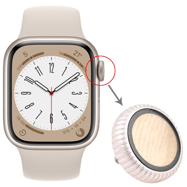 Watch Crown Nut Replacement For Apple Watch Series 8 (GPS), For Apple Watch Series 8 (GPS)
