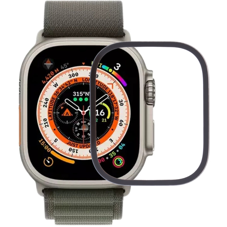 Front Screen Outer Glass Lens for Apple Watch Ultra 49mm, For Apple Watch Ultra 49mm