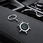 Creative Rudder Compass Style Keychain, Rudder Compass