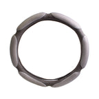 Sandwich Steering Wheel Cover, Grey and  white glue#38cm, Beige and white glue#38cm, Red and white glue#38cm, Black and white glue#38cm
