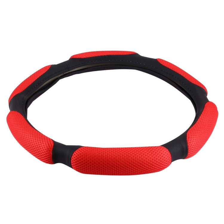 Sandwich Steering Wheel Cover, Red and white glue#38cm, Black and white glue#38cm, Grey and  white glue#38cm, Beige and white glue#38cm