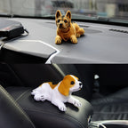Dog Doll Car Ornaments, Sausage dog, Huskies, Dalmatians, Beagle, Shepherd