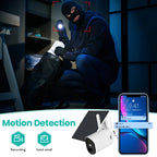 T20 1080P Full HD Solar Powered WiFi Camera, Support Motion Detection, Night Vision, Two Way Audio, TF Card, WiFi