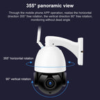 QX5 4G (EU Version) 2.0 Million Pixels 1080P HD 20X Zoom Dome Smart Camera, Support Infrared Night Vision / Motion Detection / Voice Intercom / TF Card, AU Plug, 4G EU Version