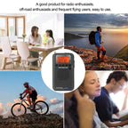 HRD-737 Portable Aircraft Band Radio Wide Frequency Receiver