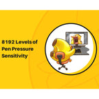 HUION HS64 Chips Special Edition 5080 LPI Art Drawing Tablet with Battery-free Pen for Fun, HS64