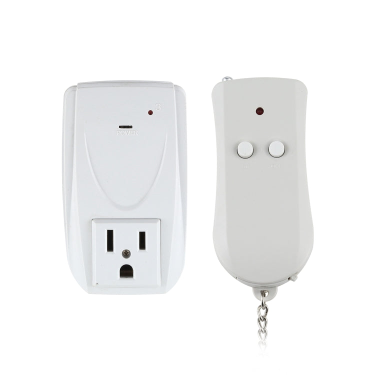110V Indoor Wireless Smart Remote Control Switch with Single Keychain Transmitter, US Plug, US Plug