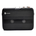 Tonivent TON007B Portable Bluetooth Tape Cassette Player, Support FM / Bluetooth Input and Output, TON007B, TON007T